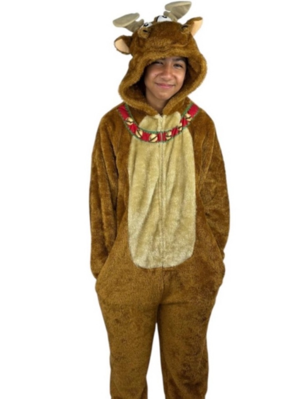 Briefly stated goofy rain deer onesie